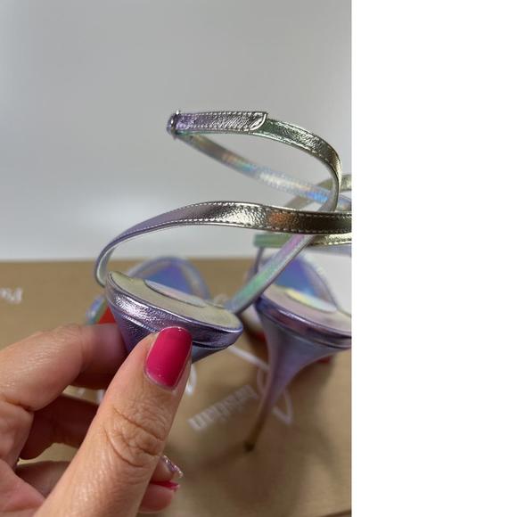 Spikaqueen Strassed Crystal Clear PVC Unicorn ombre Sandals E576 - Picture 5 of 12